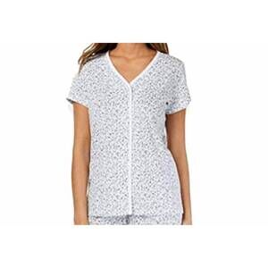 NEW CHARTER CLUB LUXURY cotton printed pajama top in vines